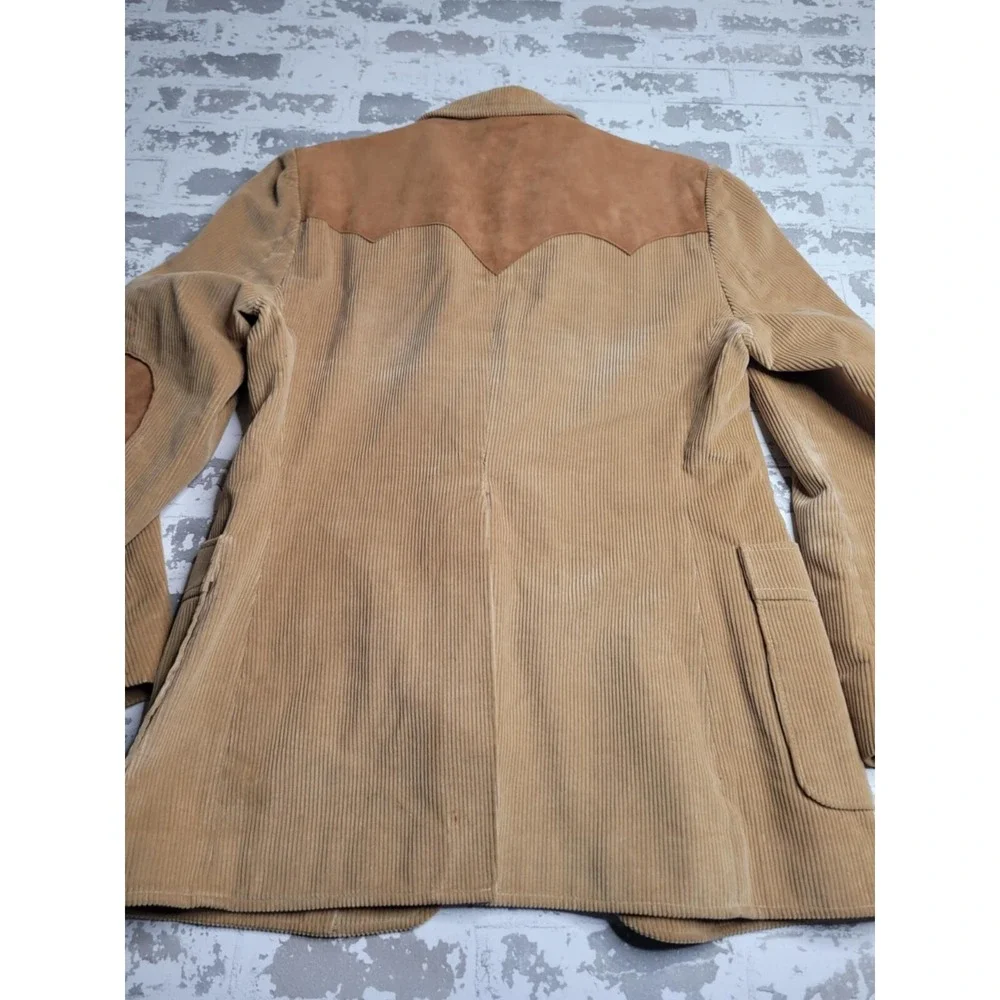 Mac Murray of‎ California Vintage Corduroy Leather Jacket Men's 42